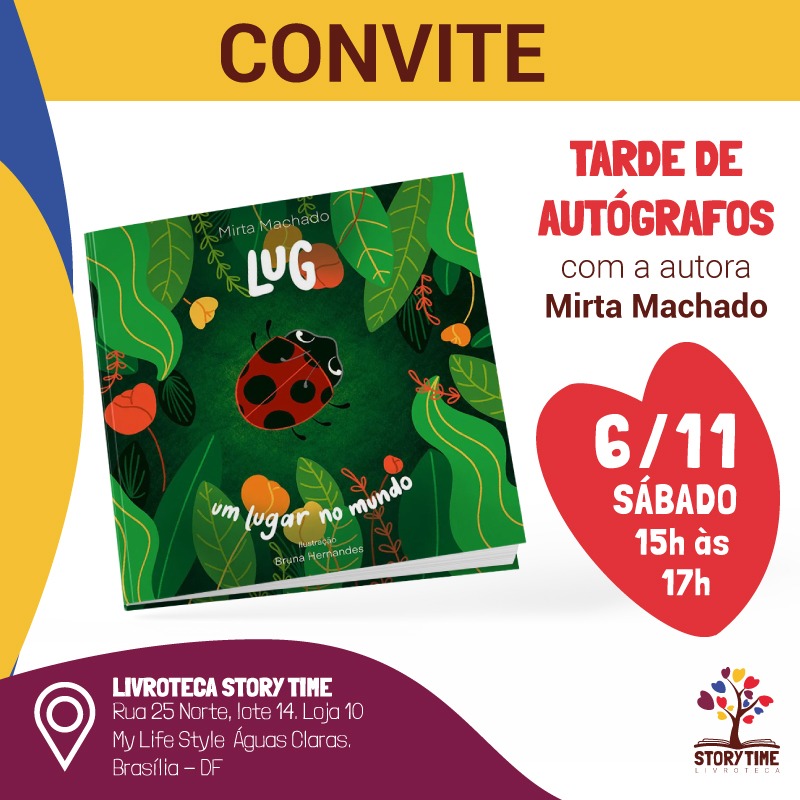 Contação de histórias Mirta Machado Lug - um lugar no mundo