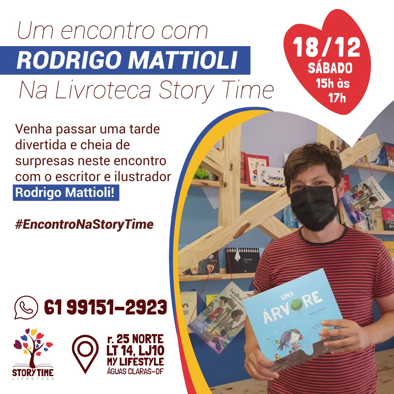 Evento Rodrigo Mattioli autógrafos